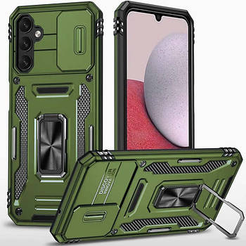 Ударостійкий чохол Camshield Army Ring для Samsung Galaxy S24+ Army Green
