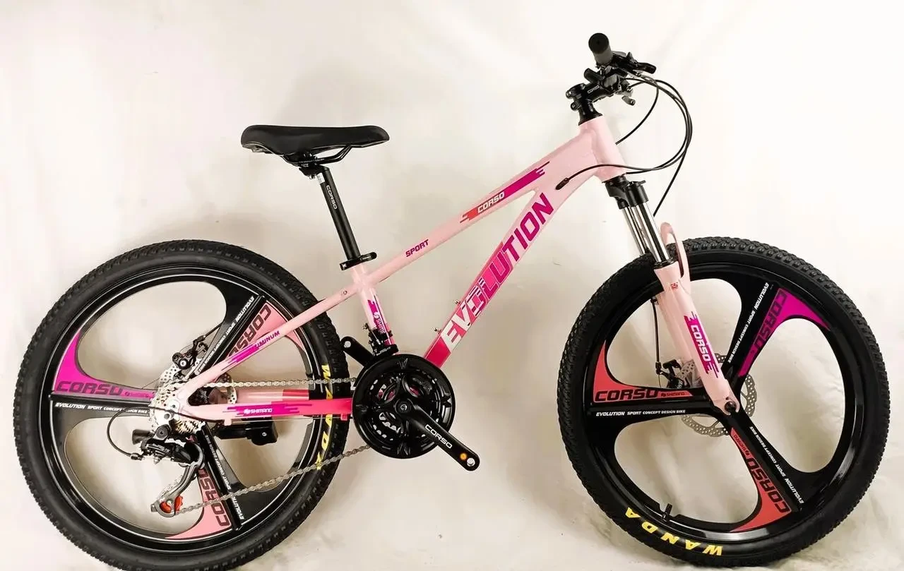 Велоcипед Алюміній Спортивний Corso «Evolution» 24" дюймів EV-24101 Розмір рами: 11", фото 1