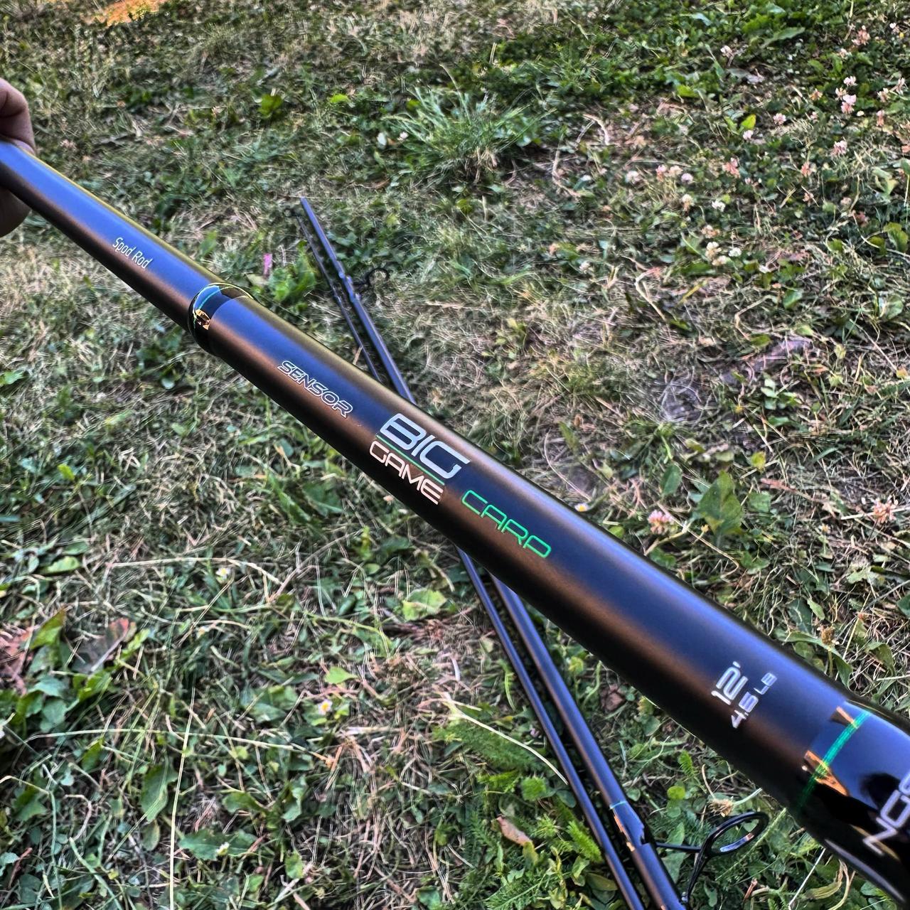 Коропове вудлище Flagman Sensor Big Game Carp NGS (3.9м довжина/3.5lb тест) тонкий та легкий карбоновий бланк, фото 1