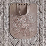 Клапан для рюкзака "Черепаха". Колір "Слонова кістка"., фото 3