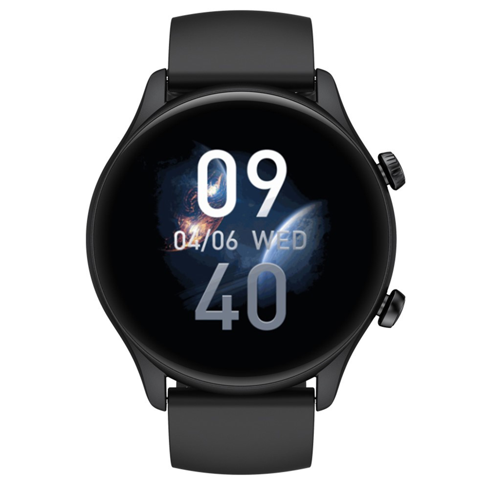 Смарт годинник Zeblaze Btalk 3 Plus 1.39" HD Bluetooth дзвінки, пульсометр, SPO2, фітнес браслет – чорний, фото 1