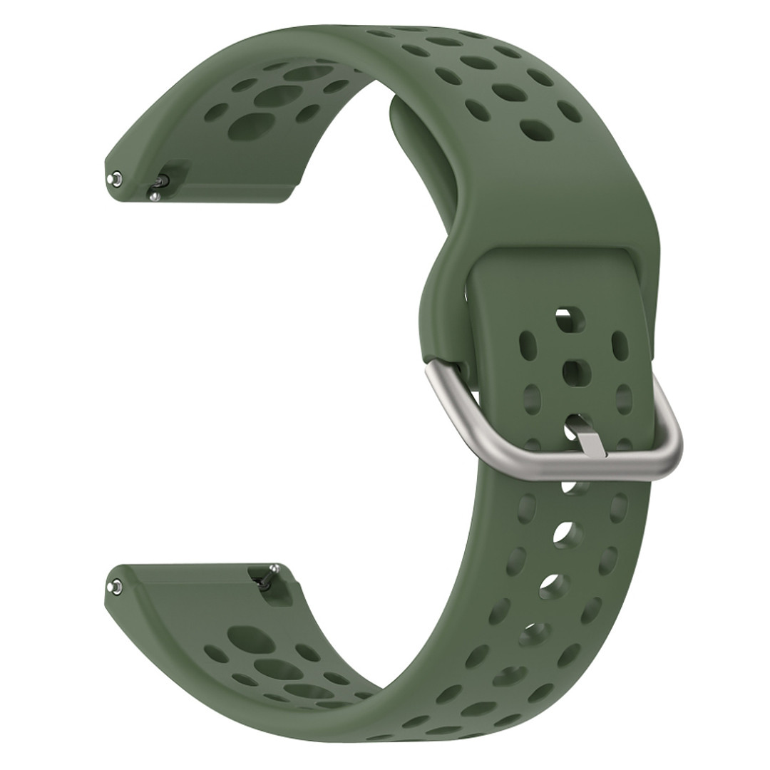 Силіконовий ремінець для Amazfit Bip 6 (A2435) | HMU | зелений