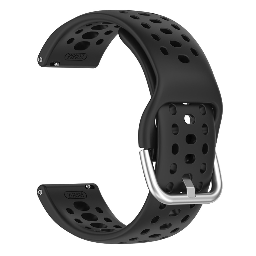 Силіконовий ремінець для Amazfit Active 2S (A2434) | HMU | чорний