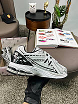 Жіночі кросівки New Balance 1906R White Silver Black Нью Беланс 1906R білі шкіра текстиль демісезон унісекс, фото 2