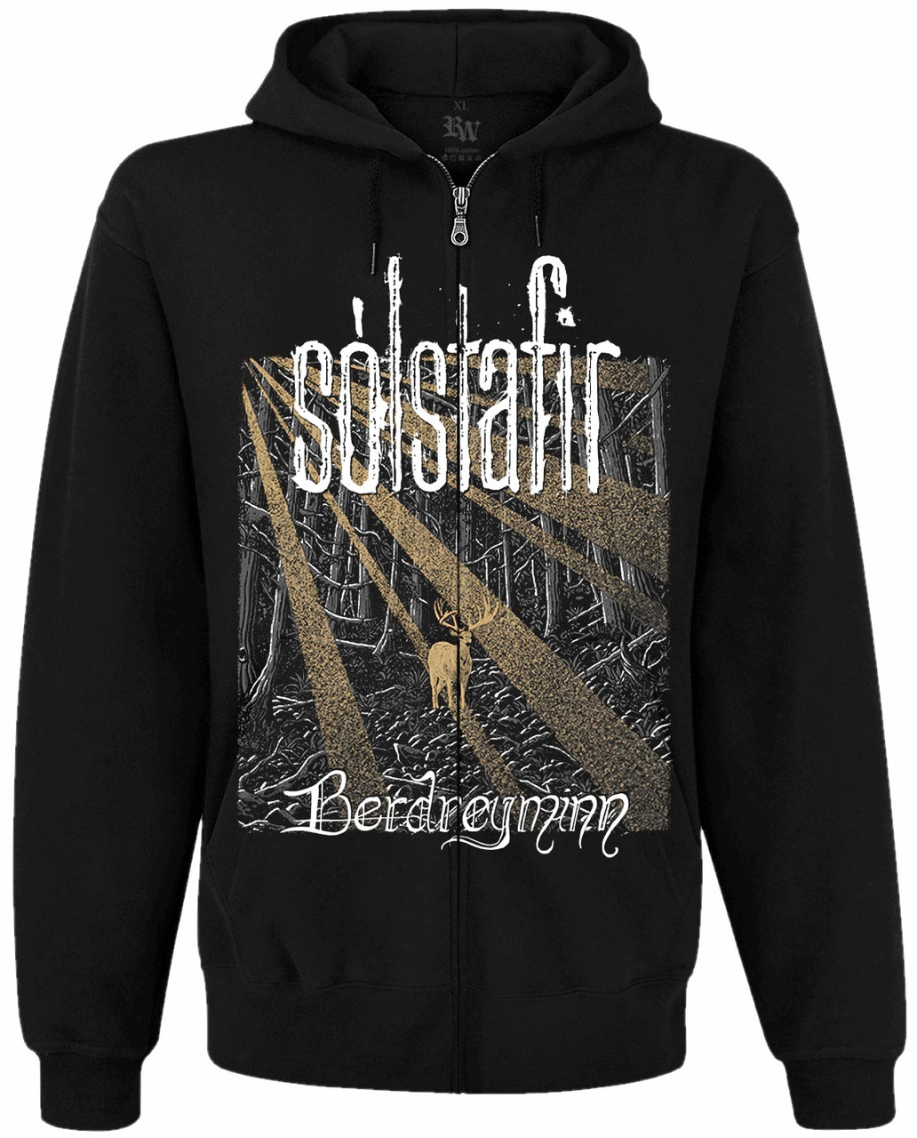 Худі Solstafir "Berdreyminn" на блискавці, Розмір S, фото 1