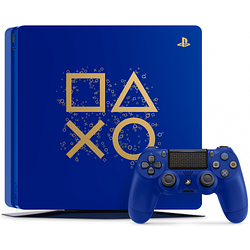 Playstation 4 Slim 500GB PS4 Limited Edition Days of Play Blue