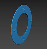 Кільце запчастина кріплення для амбушурів A4Tech Bloody G530 Bloody G520 G521 J437 Fstyler FH200U G525 G528C, фото 2