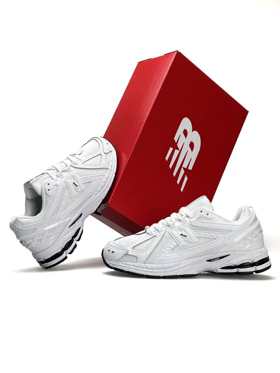 Жіночі кросівки New Balance 1906R White Black Нью Беланс 1906R білі шкіра текстиль демісезон унісекс