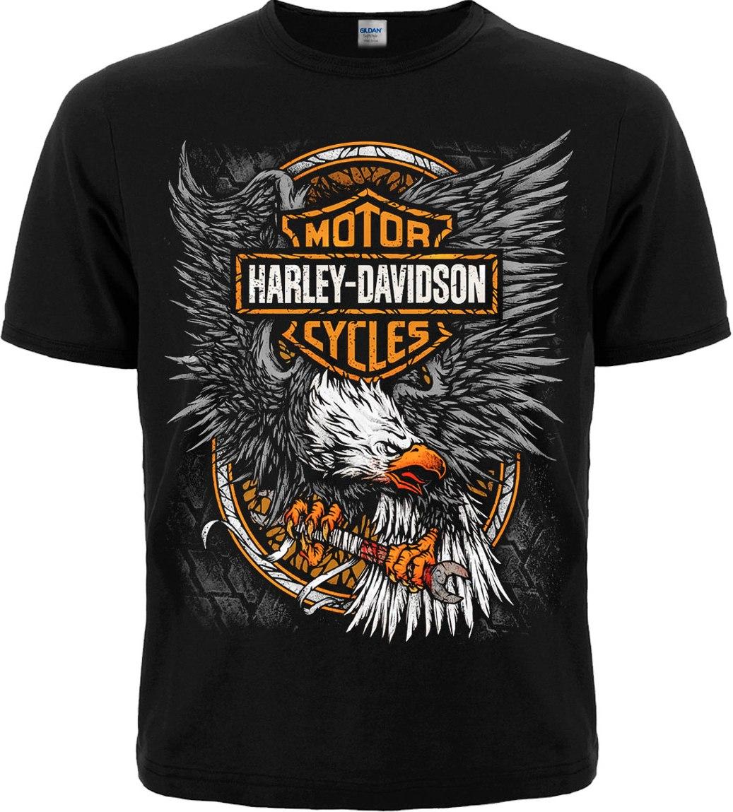 Футболка Harley-Davidson (eagle and logo HD), Розмір L, фото 1