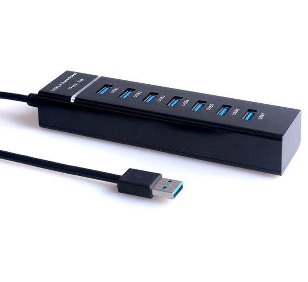 USB-хаб UH-307 USB 3.0 на 7 порти 3.0 з живленням 1.2M розгалужувач usb-hub