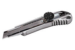 Ніж Mastertool 18 мм гвинтовий металевий (17-0198)