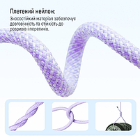 Кабель USB PD Type-C/Lightning ColorWay CW-CBPDCL061-PU 27W 1м фіолетовий, фото 5