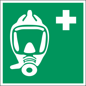 Знак табличка аварійно-рятувальний дихальний пристрій, фото 1
