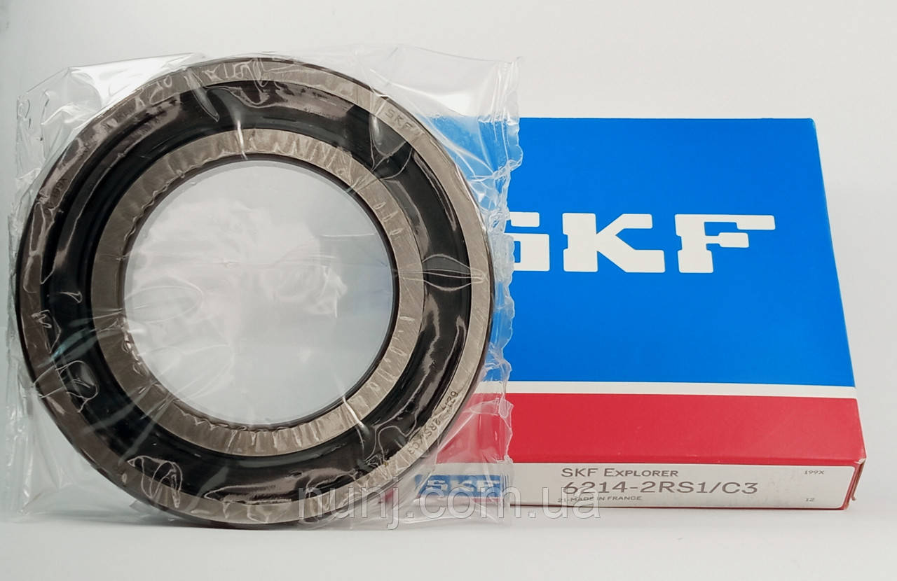 Підшипник 6214-2RS-C3 SKF (70-180214) розміри: 70*125*24 кульковий радіальний закритий, фото 1