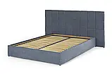 Ліжко двоспальне Гортензія 140-160-180 (стандарт) рогожка джинс, фото 7