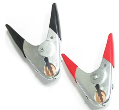 Крокодил акумуляторний 500А, 170 мм, VK11181, пара 🔋 з мідними вставками, фото 1