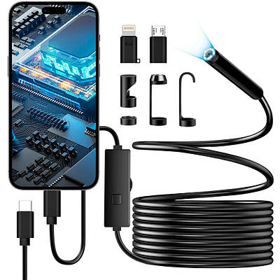 Ендоскоп побутовий для телефону LOSSO W400-D, 5 м