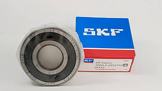 Підшипник 3304-A-2RS1TN9-MT33 SKF (3056304-2RS) розміри: 20*52*22,2 кульковий радіально упорний закритий