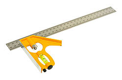 Кутник столяра Mastertool 300мм x 90° x 45° (30-3510)