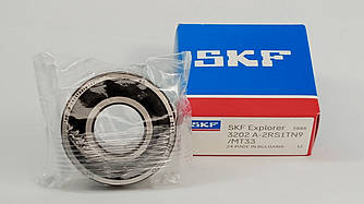 Підшипник 3202-A-2RS1TN9-MT33 SKF (3056202) розміри: 15*35*15,9 кульковий радіально упорний закритий