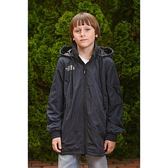 Вітровка на флісі з мембранної плащової тканини з водовідштовхувальним ефектом. р-ри 146-70