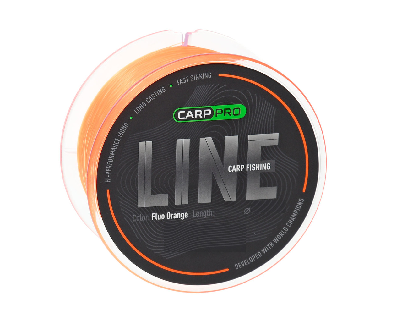 Жилка Carp Pro Carp Fishing Line Camo Fluo Orange 300м 0.261мм (CP5403-261), фото 1