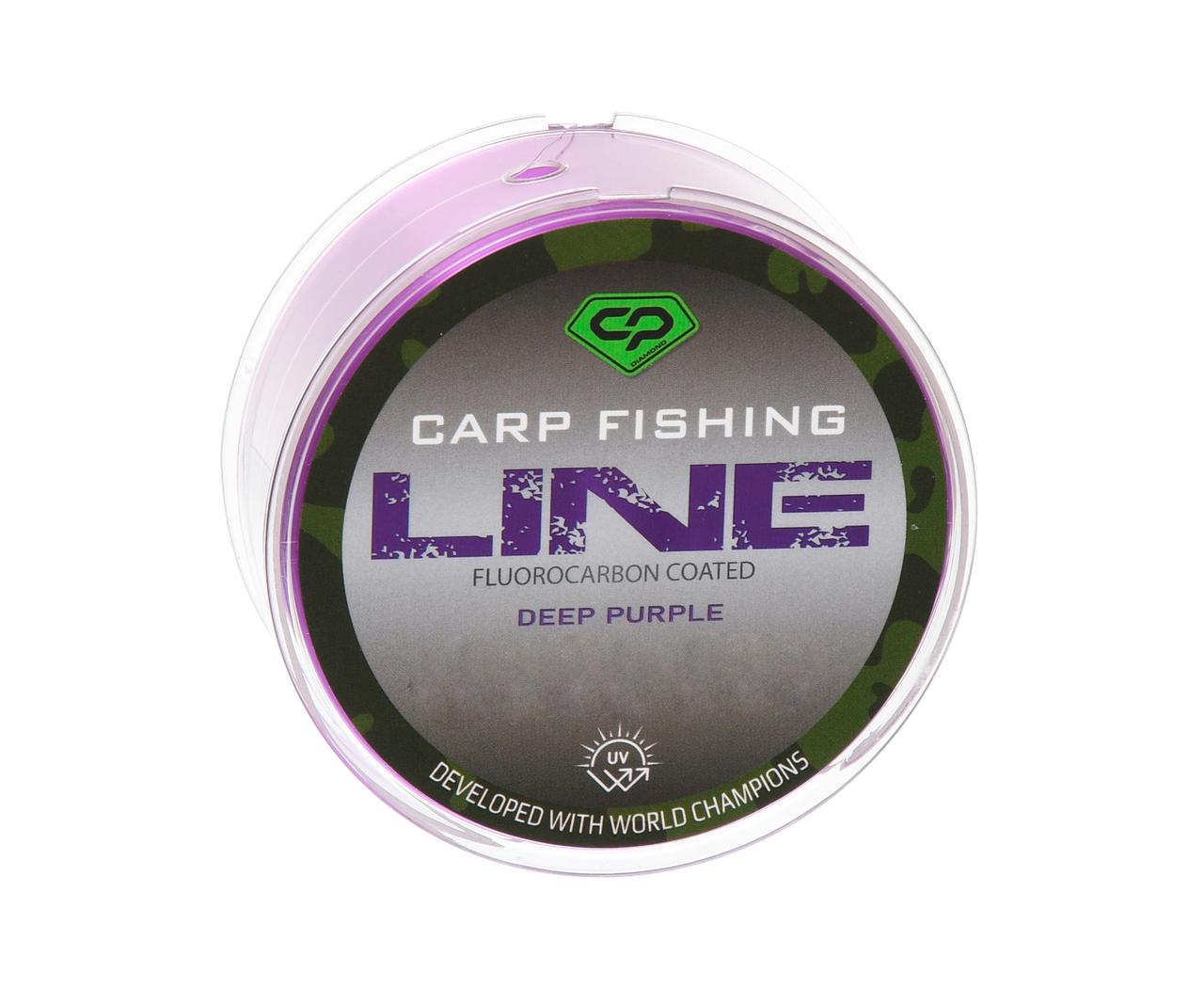Жилка Carp Pro Diamond Carp Fishing Line Fluorocarbon Coated Deep Purple 300м 0.331мм (CP5003-032), фото 1