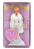 Лялька Defa Lucy 20953B у шикарному білому вечірній сукні