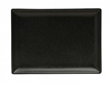 Блюдо для подачі прямокутне Black Porland фарфорове 350х260 мм 358835/Bl, фото 1