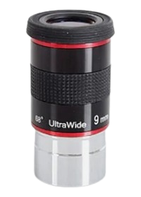 Окуляр 9 мм 68° ширококутний Ultra Wide 1.25" Angeleyes покриття FMC, винос зіниці 18 мм, вологий захист IPX4