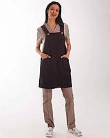 Профессиональный водоотталкивающий фартук Триест черный