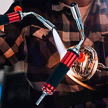 Портативний газоповітряний металевий пальник типу ГВК з редуктором Converter 1617 (JS)