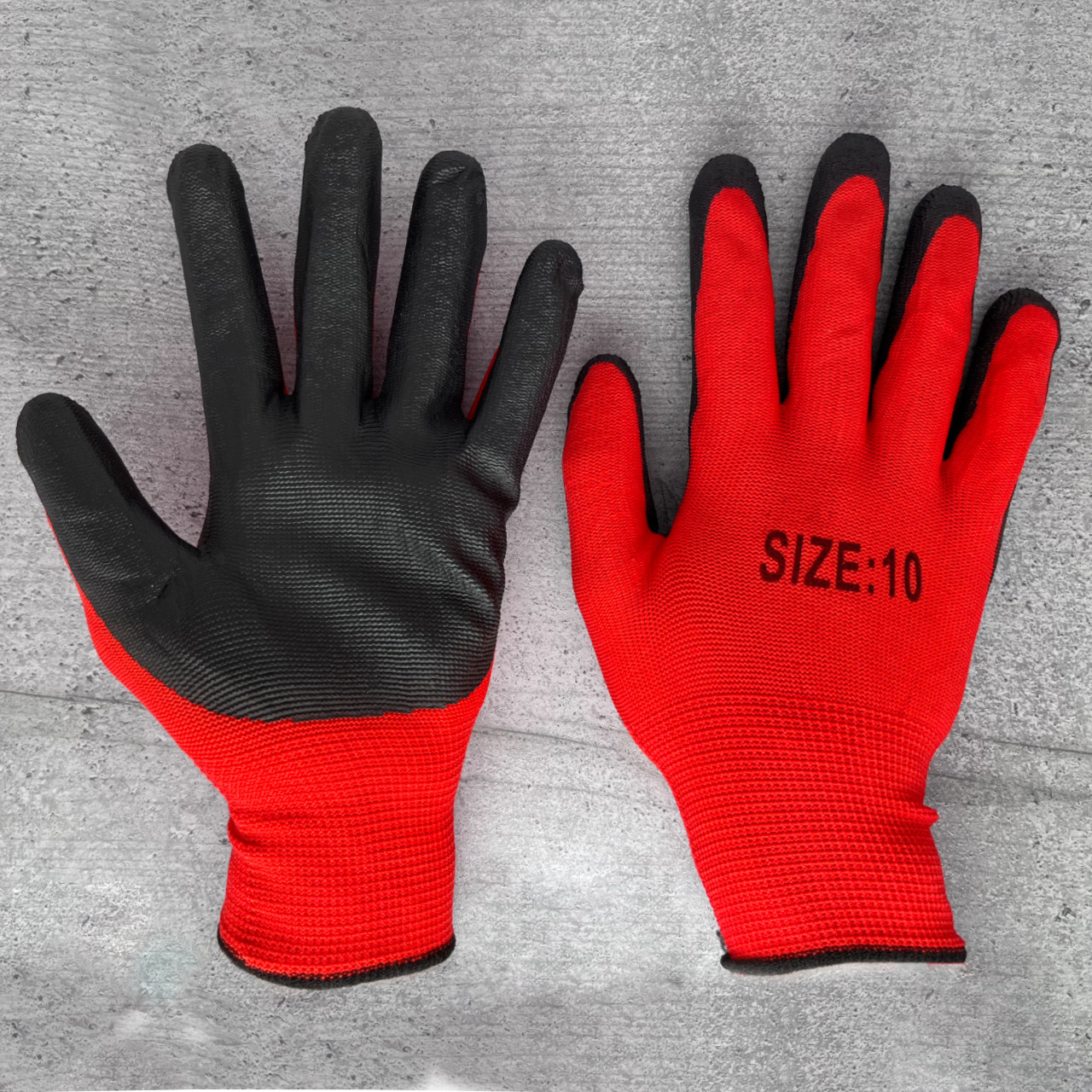 Рукавиці робочі залита долоня бандерівка вампірка, фото 1