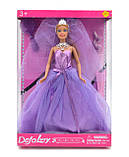 Лялька Defa Lucy 8253 у бальному платті з фатою і короною, підставка для ляльки, фото 5