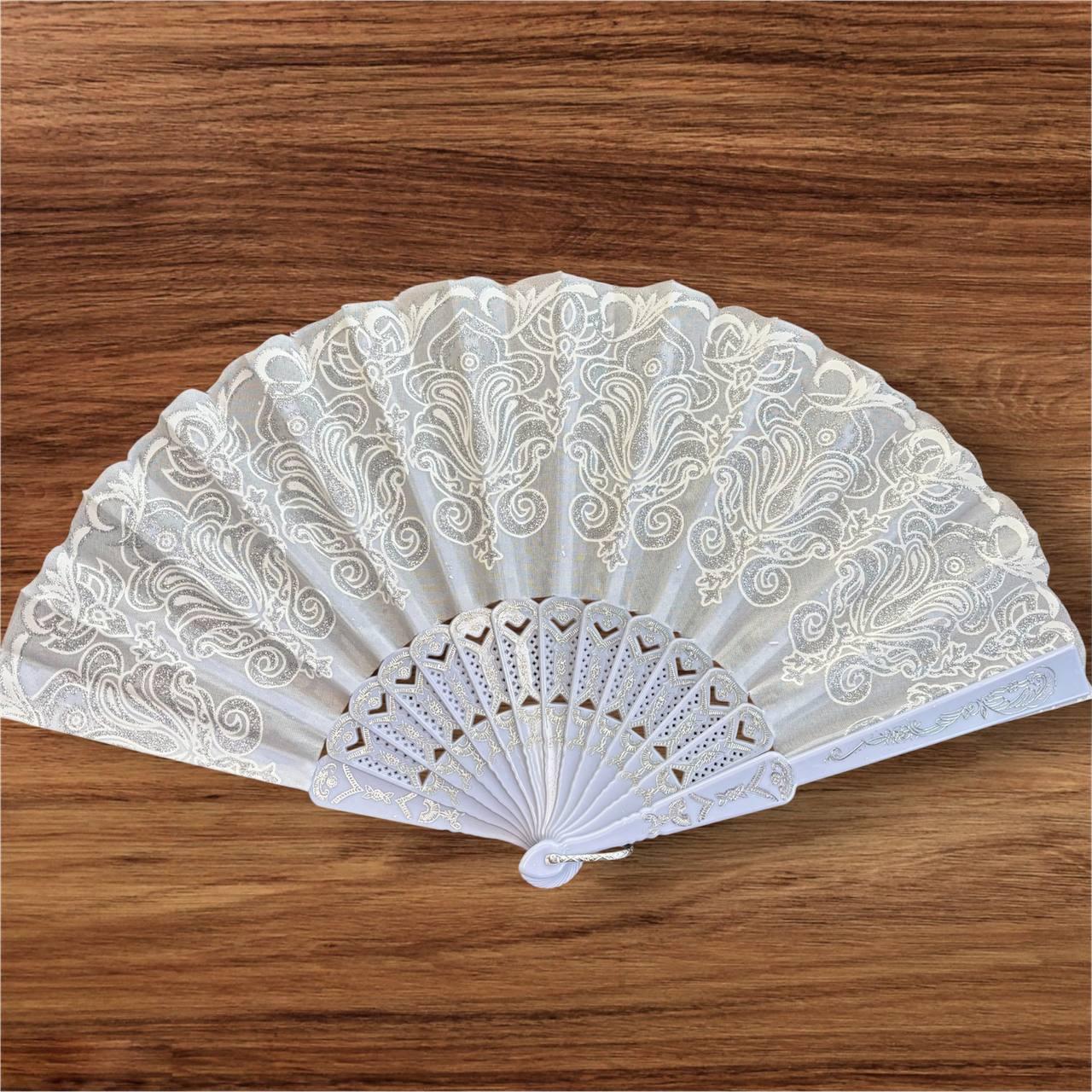 Віяло складне, кишенькове тканинне одностороннє, фото 1