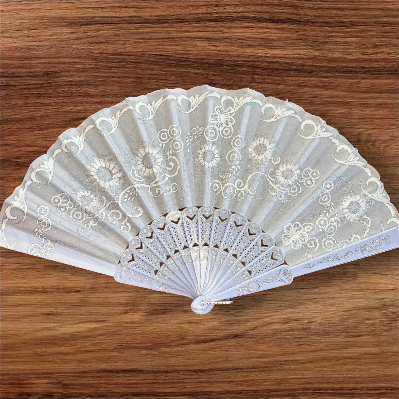 Віяло складне, кишенькове тканинне одностороннє, фото 1