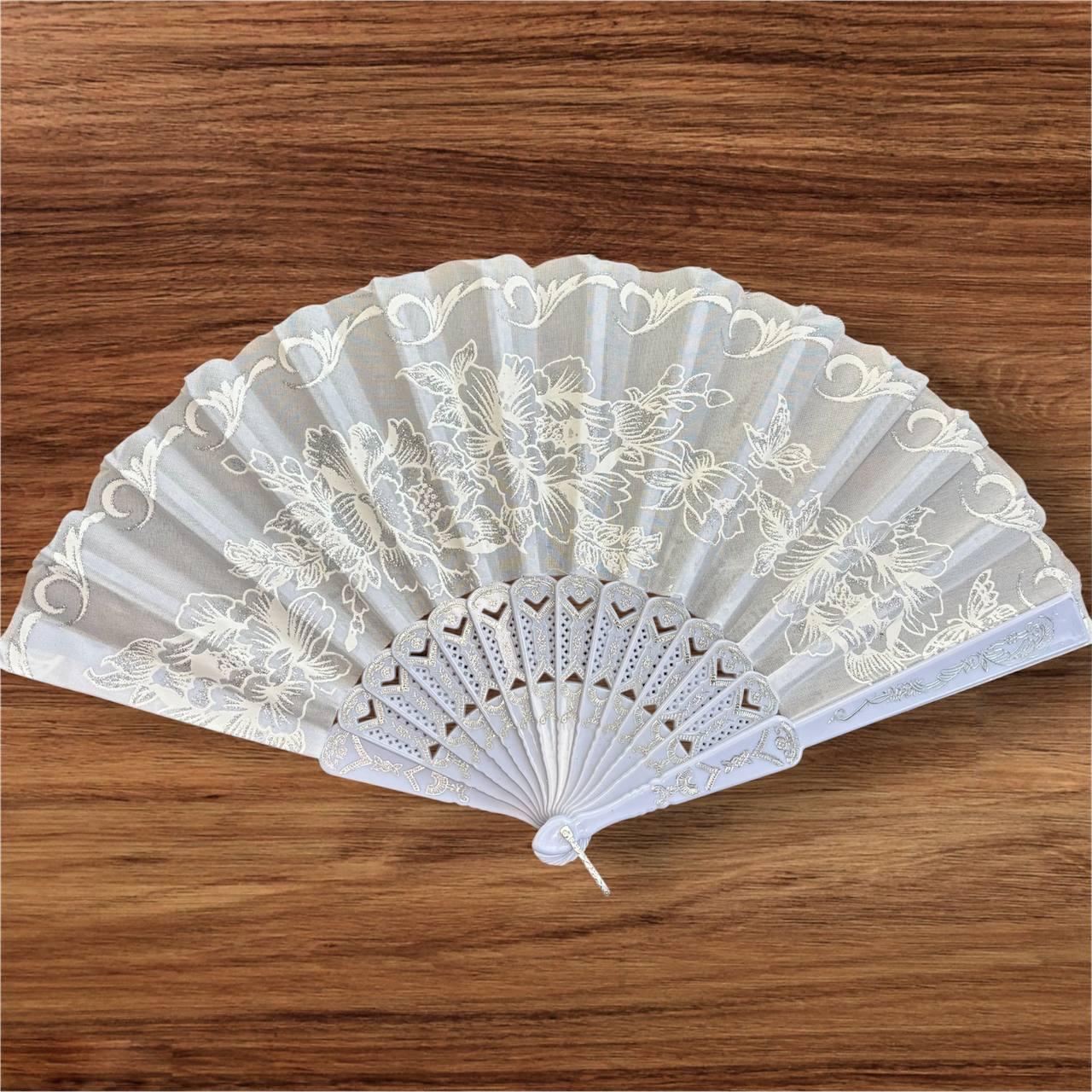 Віяло складне, кишенькове тканинне одностороннє, фото 1