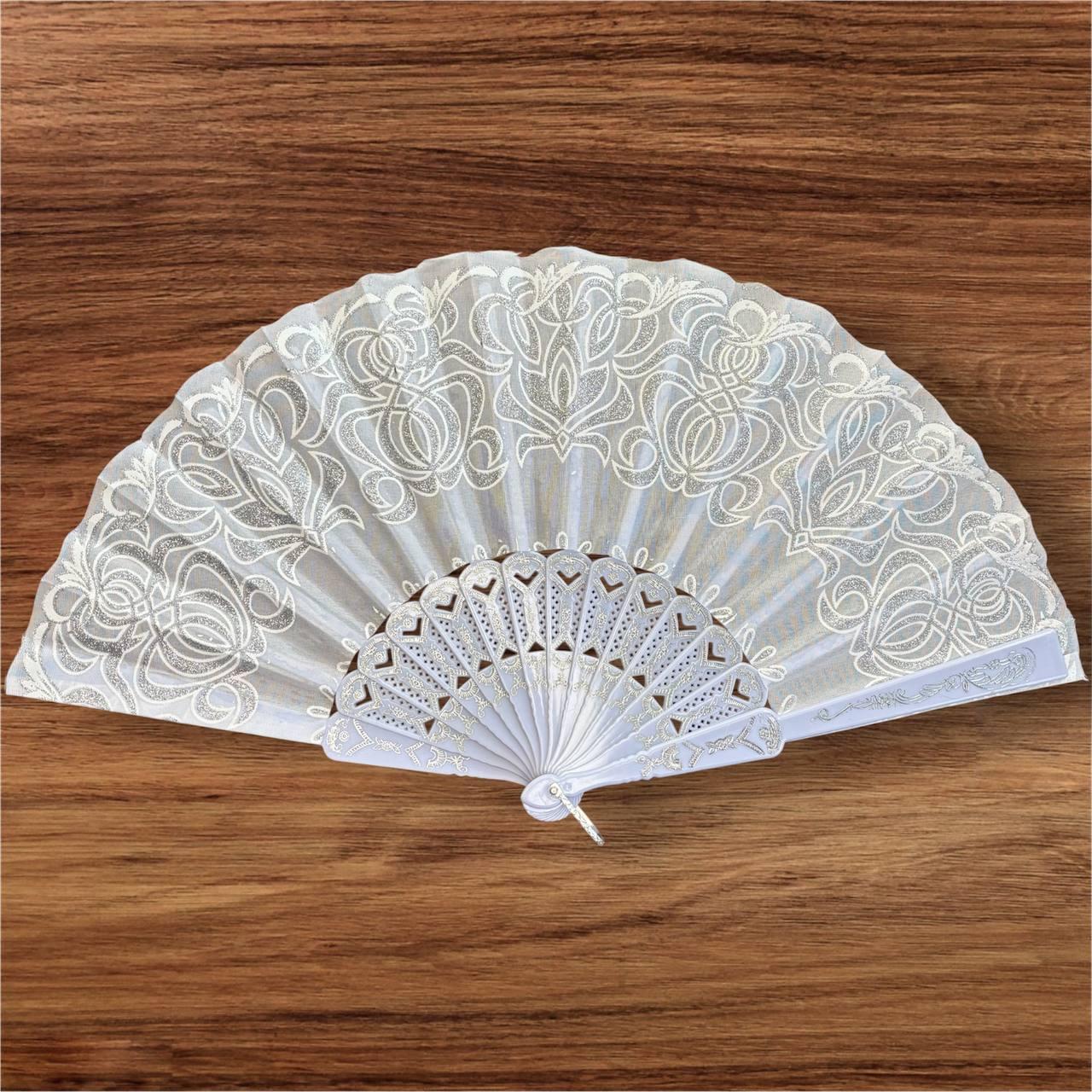 Віяло складне, кишенькове тканинне одностороннє, фото 1