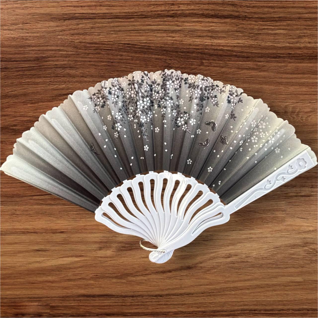 Віяло складне, кишенькове тканинне одностороннє, фото 1