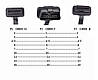 OBD2 16-pin кабель трійник спліттер з подвійним роз'ємом (2*30 см) Y-splitter діагностика ОБД розгалужувач, фото 7