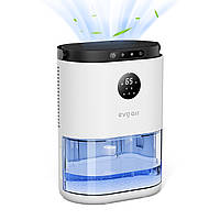 Компактный осушитель воздуха evoair HUMIX560, 560мл/ 24ч, датчик влажности,7-цветная подсветка,резервуар 2.3 л