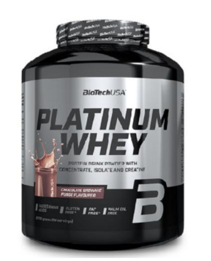 Протеїн Bio Tech Platinum Whey 2000g грам Смак: chocolate brownie fudge, фото 1