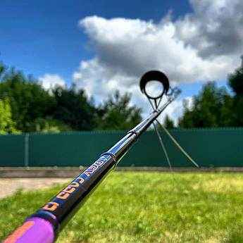 Карпове вудлище Brain Apex 4.5m 5.0lbs 3-х секційне, Пропускні кільця збільшеного діаметра