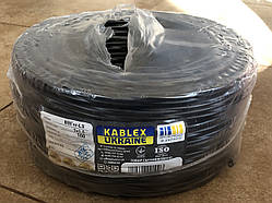 Електричний мідний моножильний силовий круглий дріт ВВГнг-LS 3х1.5мм L = 100 м 0,66 кВ (KABLEX-Одеса)