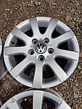Диски 5.112 r15 6.5j et50 dia57.1 Volkswagen Caddy/Golf5/6/Touran, фото 6