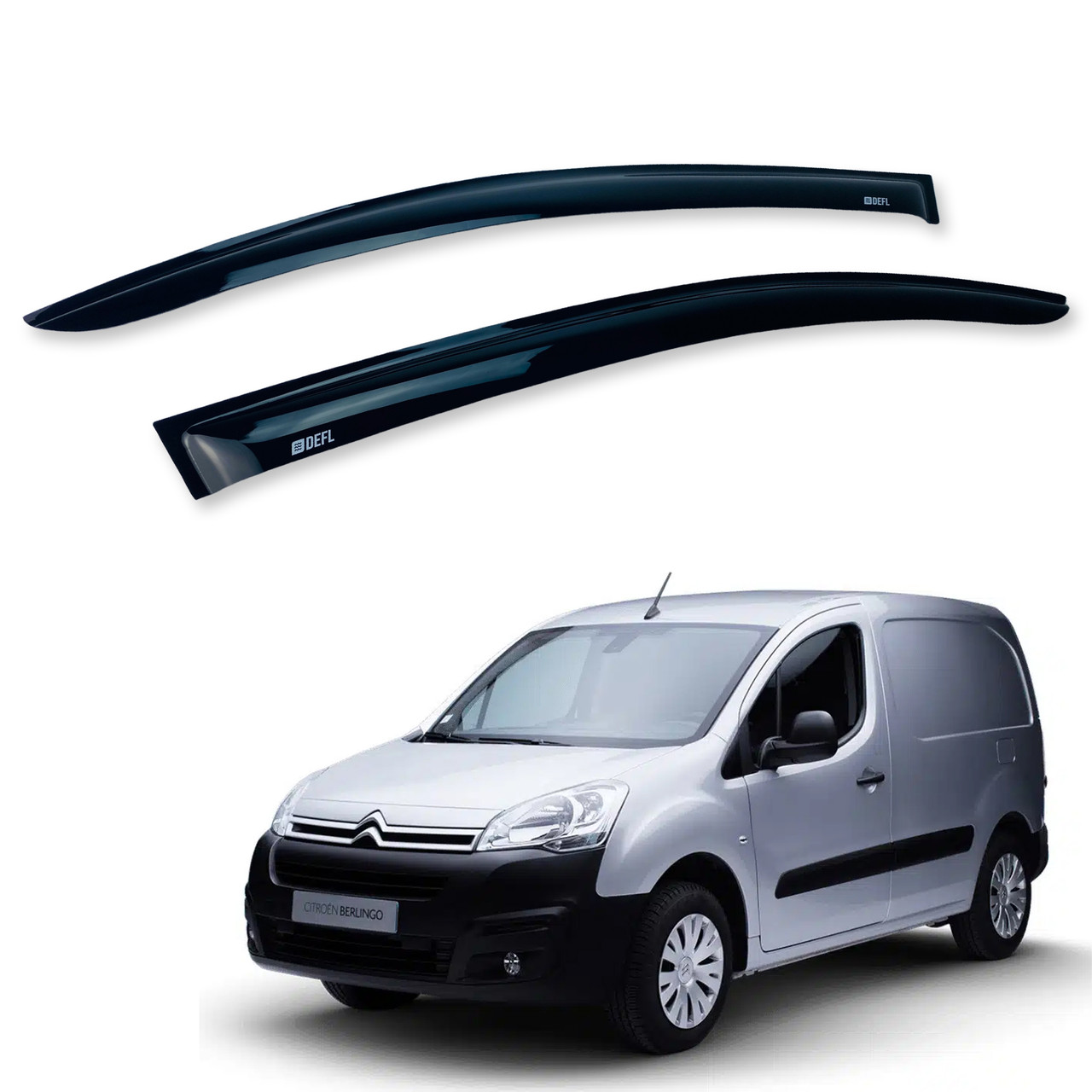 Вітровики для Peugeot Partner / Citroen Berlingo 2008-2018 (Defl) Q2, фото 1