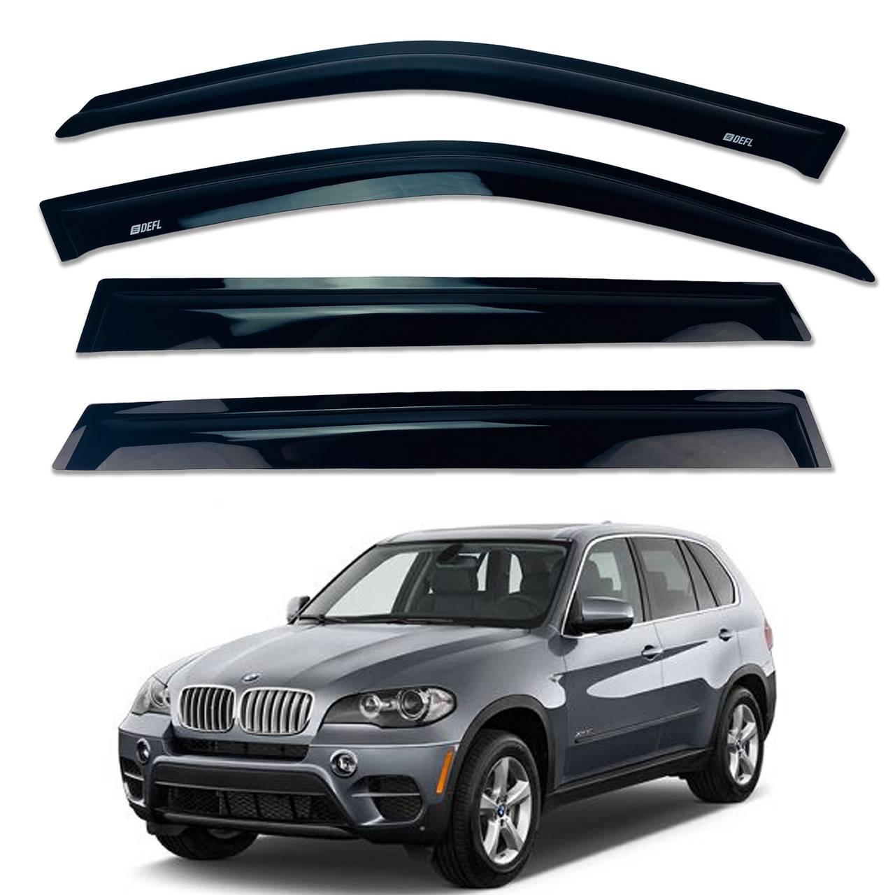 Вітровики для BMW X5 E70 2007-2013 (Defl) Q2, фото 1
