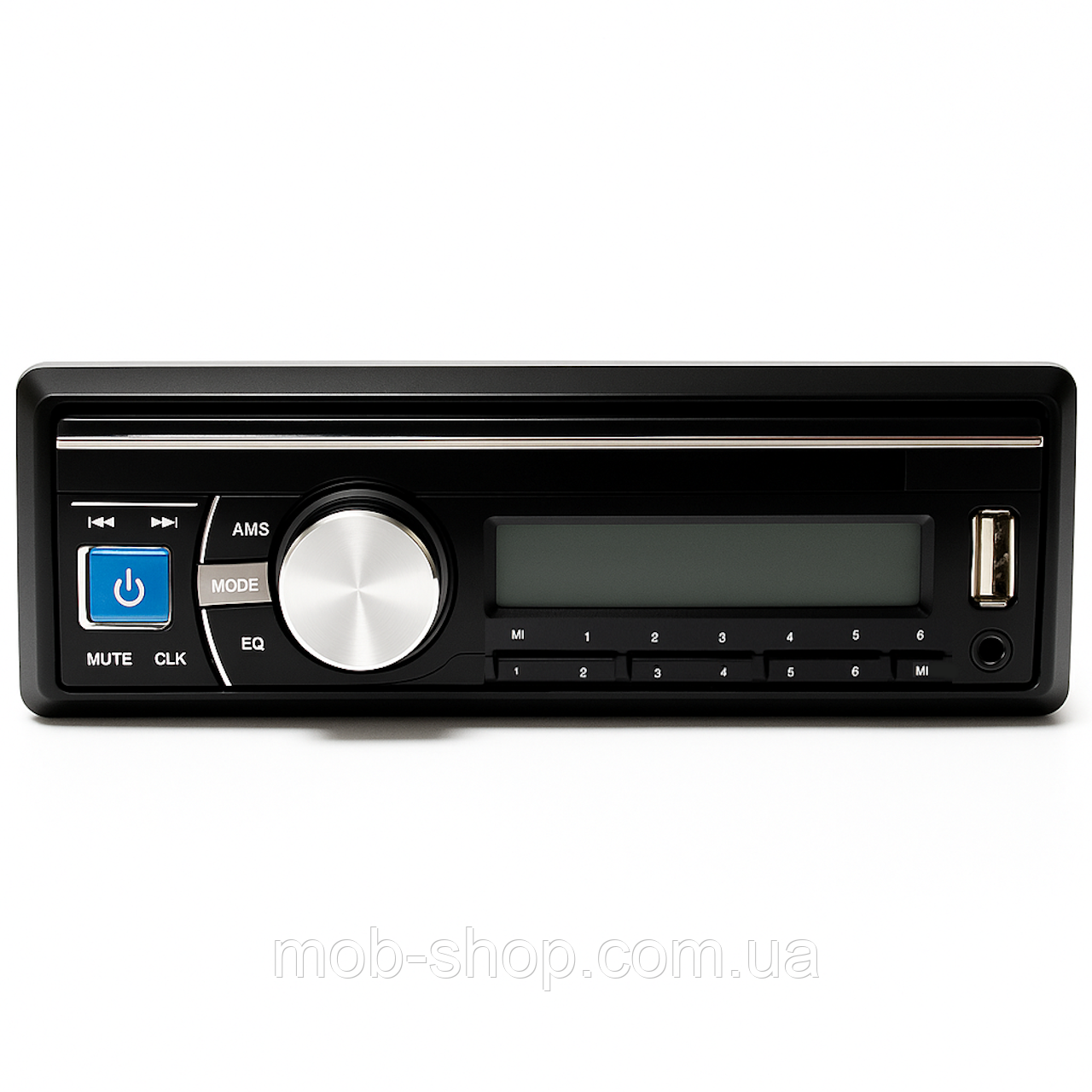 1din Автомагнітола 1093 USB FM AUX 1 дин стандартна магнітола зі знімною панеллю гарний дизайн, фото 1