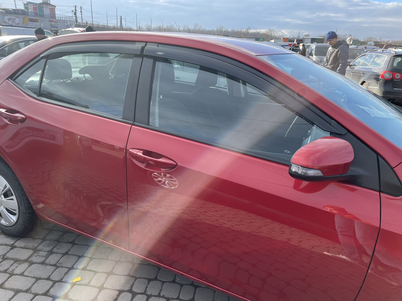Вітровики для Toyota Corolla 2013-2018 Sedan (HIC) T123-IJ, фото 1