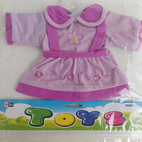 Одяг для пупса 40-45 см плаття довжиною 20см.для пупса, ляльки в пакеті (C550018-10)